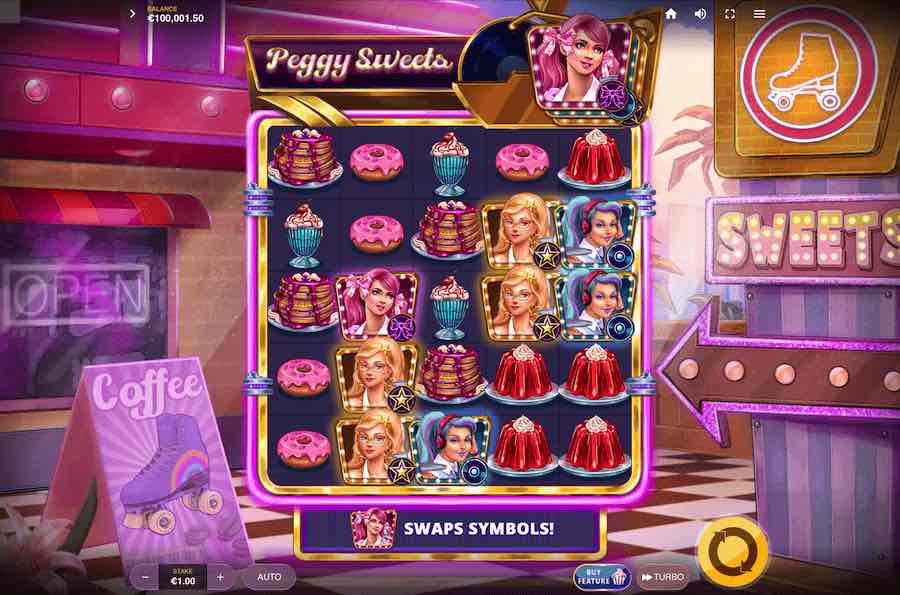 Peggy Sweets Slot Base Game