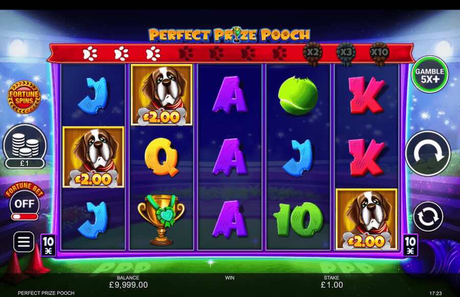 Perfect Prize Pooch Slot Base Game