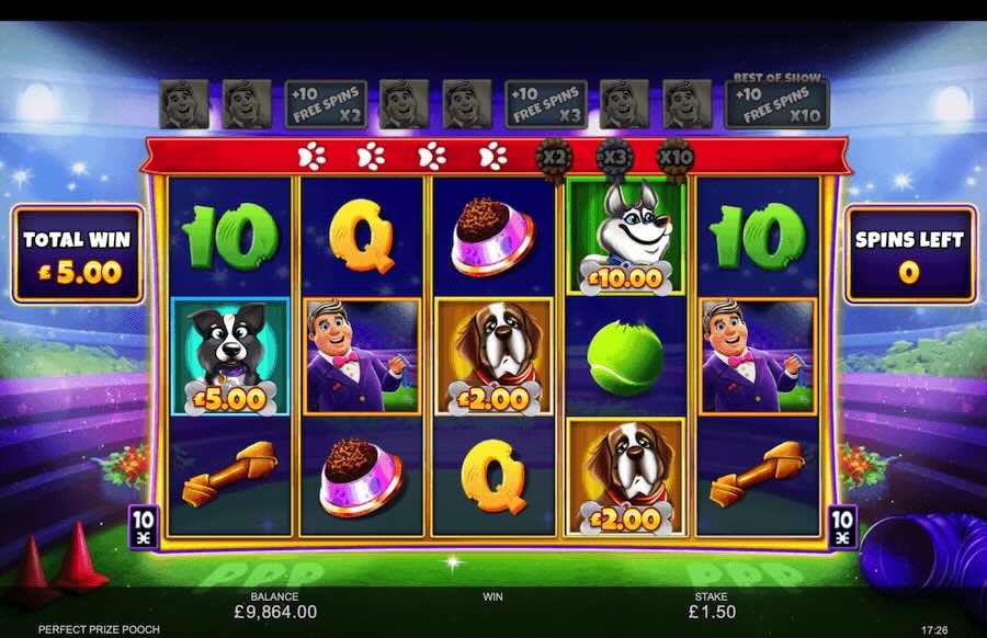 Perfect Prize Pooch Slot Free Spins Feature