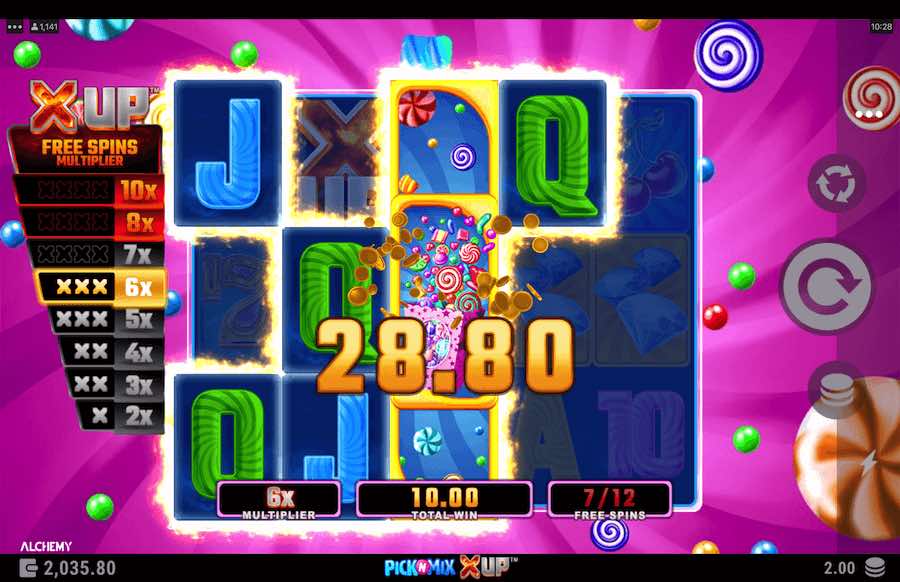 Land 3 Scatter Symbols To Trigger The Free Spins Feature On The Pick N Mix X Up Video Slot