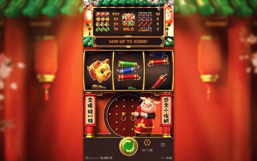 Play With Just 1 Active Payline In Piggy Gold Online Slot From Provider Pg Soft