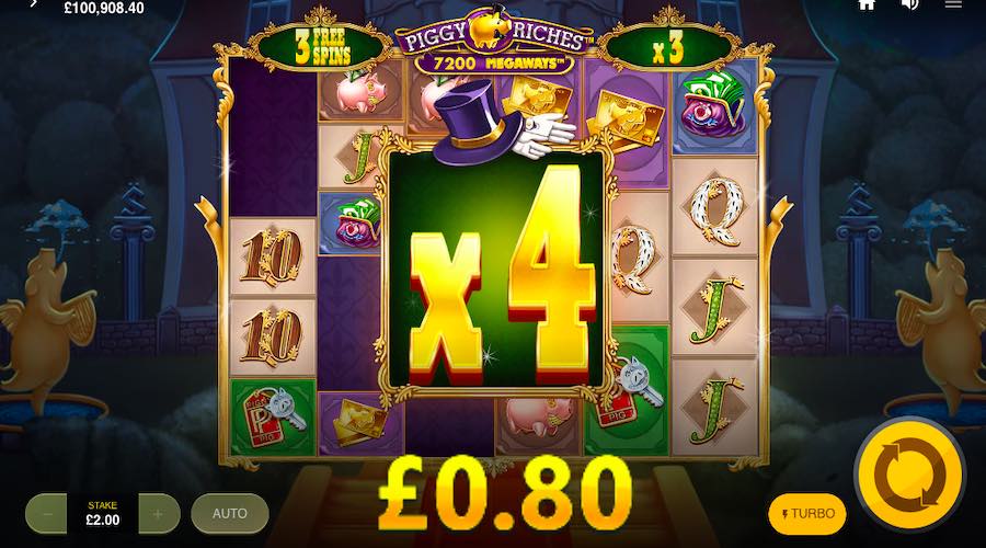 Piggy Riches Megaways Slot Free Spins Feature