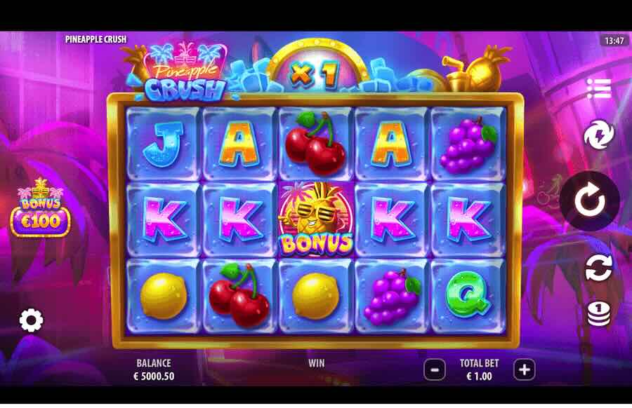 Pineapple Crush Slot Base Game