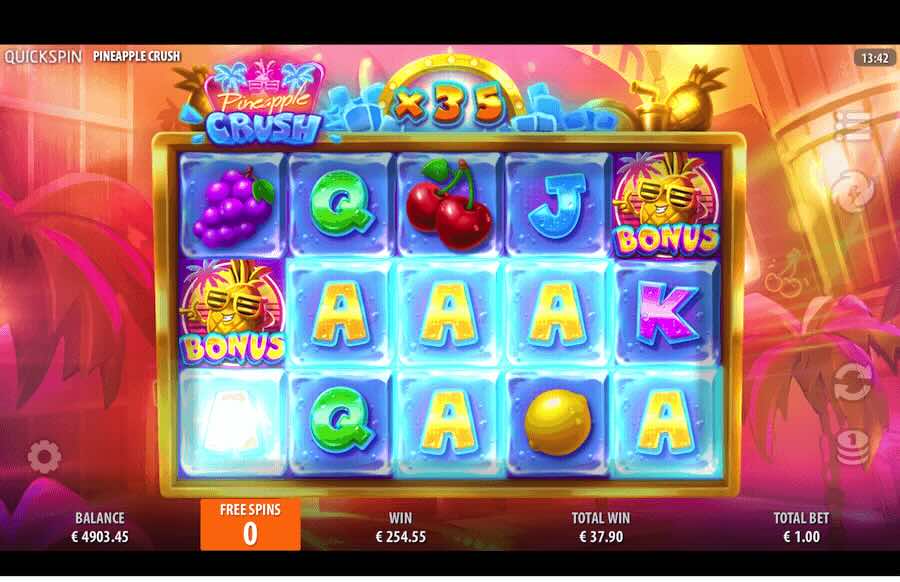 Pineapple Crush Slot Free Spins Feature