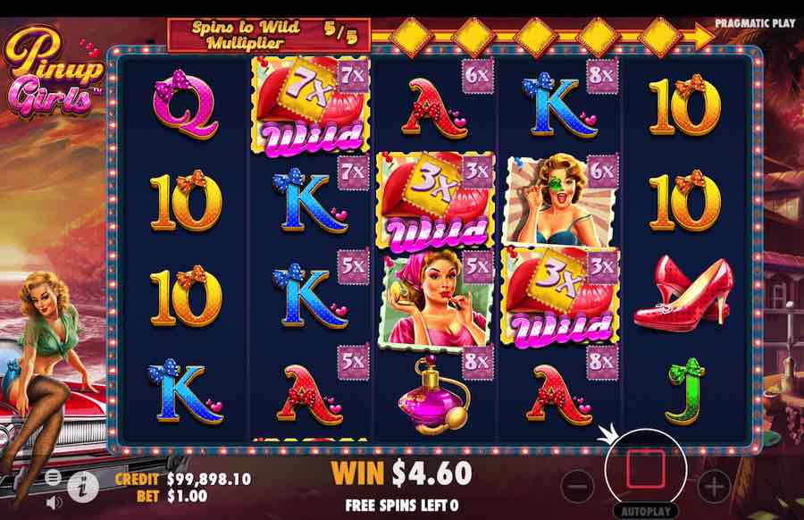 Pinup Girls Slot Free Spins Feature 