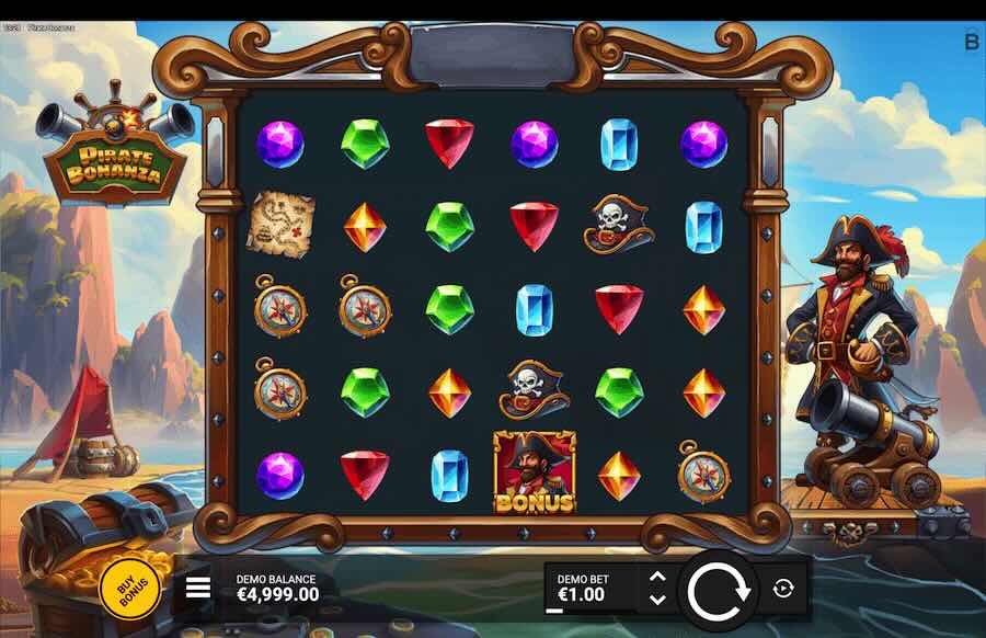 Pirate Bonanza Slot Base Game 