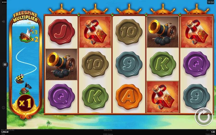 Play With 5 Reels, 25 Paylines, And Win Up Tp 5,000x Your Bet In Pirate's Quest Online Slot From Provider Gong Gaming