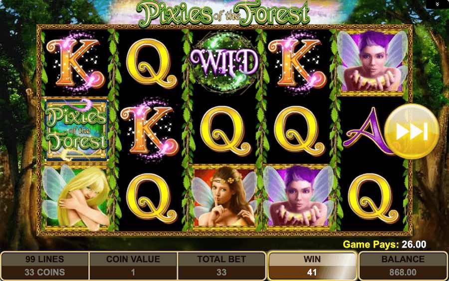 Pixies Of The Forest Slot Free Spins Feature