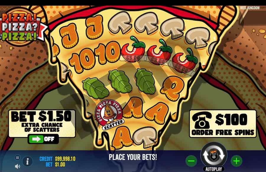 Pizza Pizza Pizza Slot Base Game