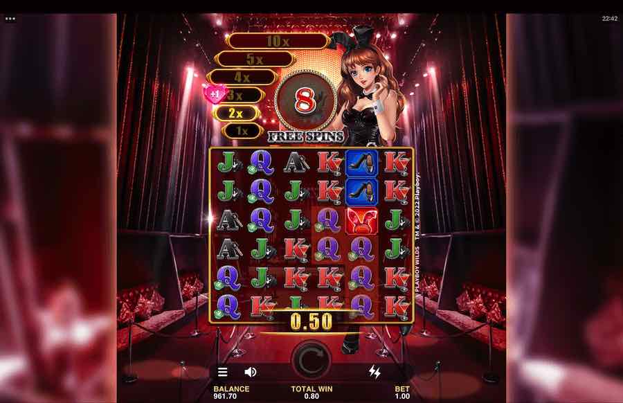 Playboy Wilds Slot Free Spins Feature