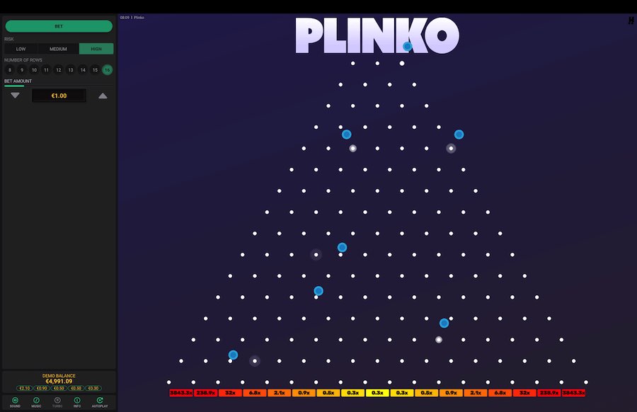 Plinko Gameplay