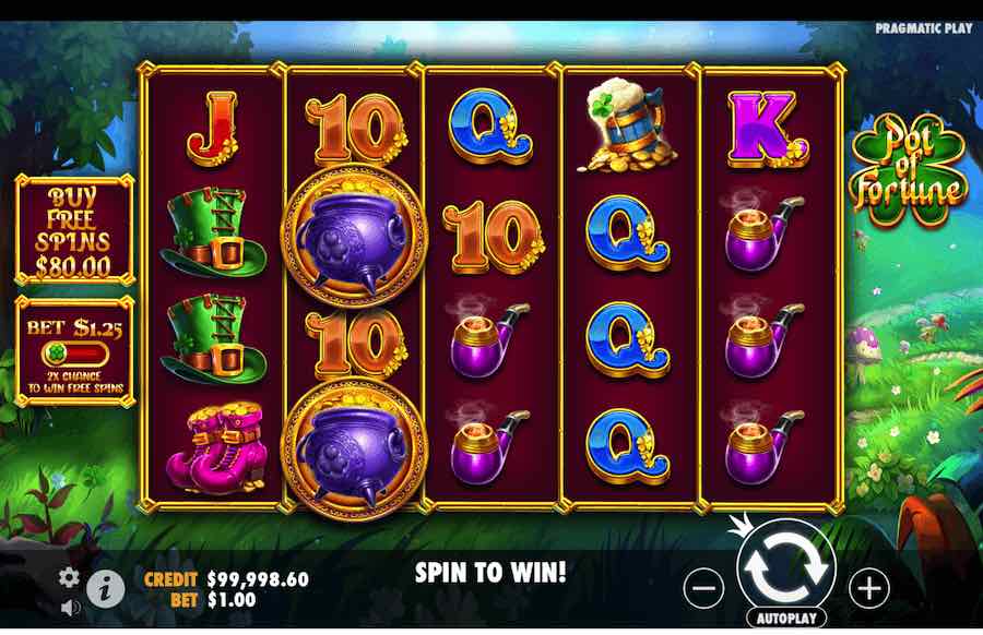 Pot Of Fortune Slot Base Game