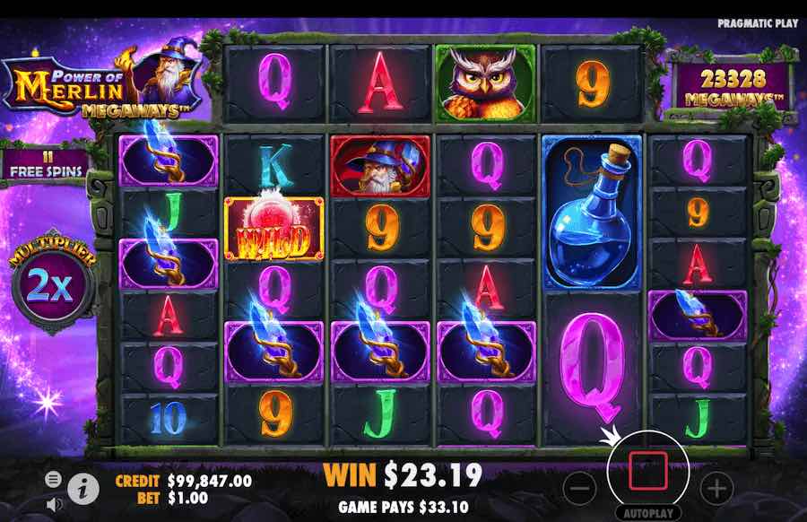 Power Of Merlin Megaways Slot Free Spins Feature