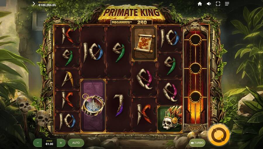 Primate King Megaways Slot Base Game