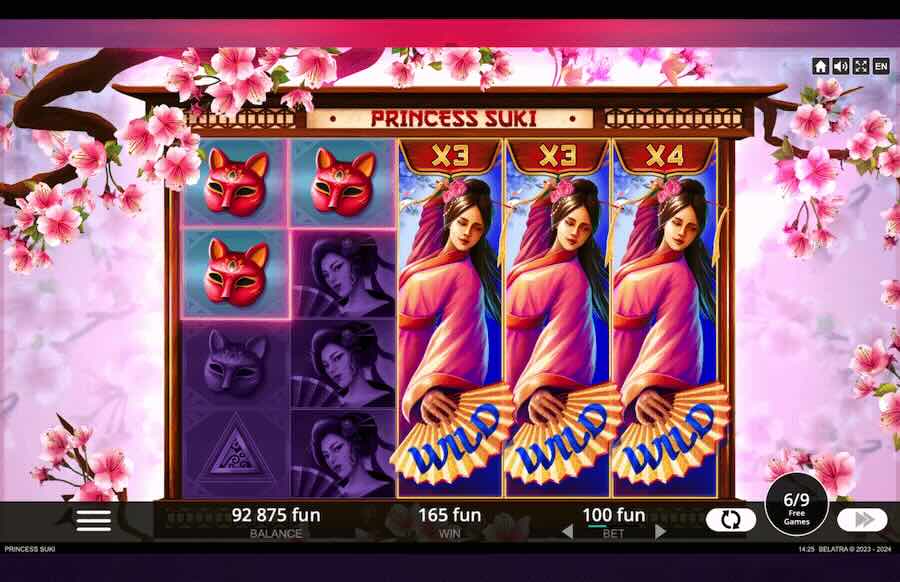 Princess Suki Slot Free Spins Feature