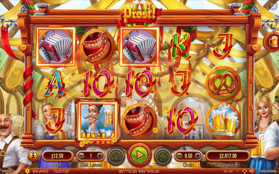 Play Up To 3 Exciting Bonus Features On The Prost Video Slot