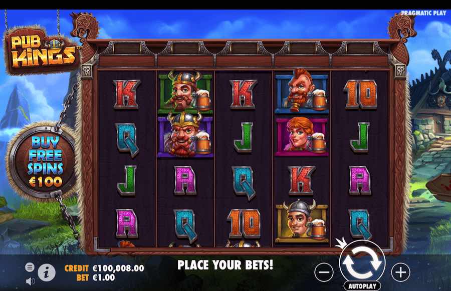 Pub Kings Slot Base Game 