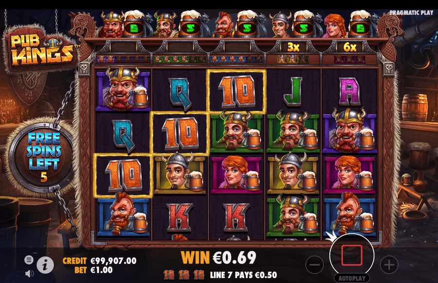 Pub Kings Slot Free Spins Feature