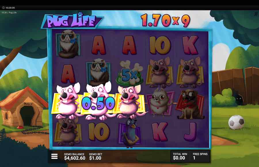 There Are Two Bonus Features That Can Be Triggered In The Pug Life Slot