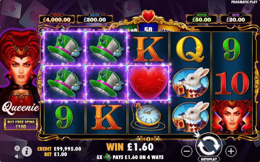 Play With 5 Reels, 243 Paylines, And Win Up To 4,200x Your Stake In Pragmatic Play's Queenie Online Slot