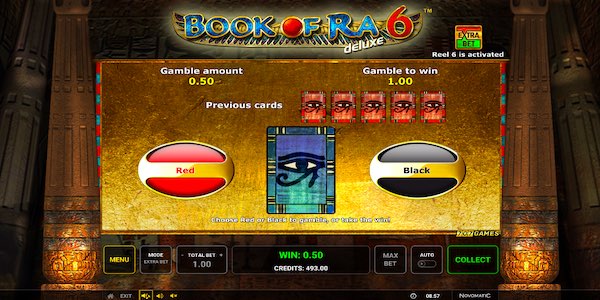 You Can Choose To Gamble Your Wins On Book Of Ra Deluxe 6 Slot