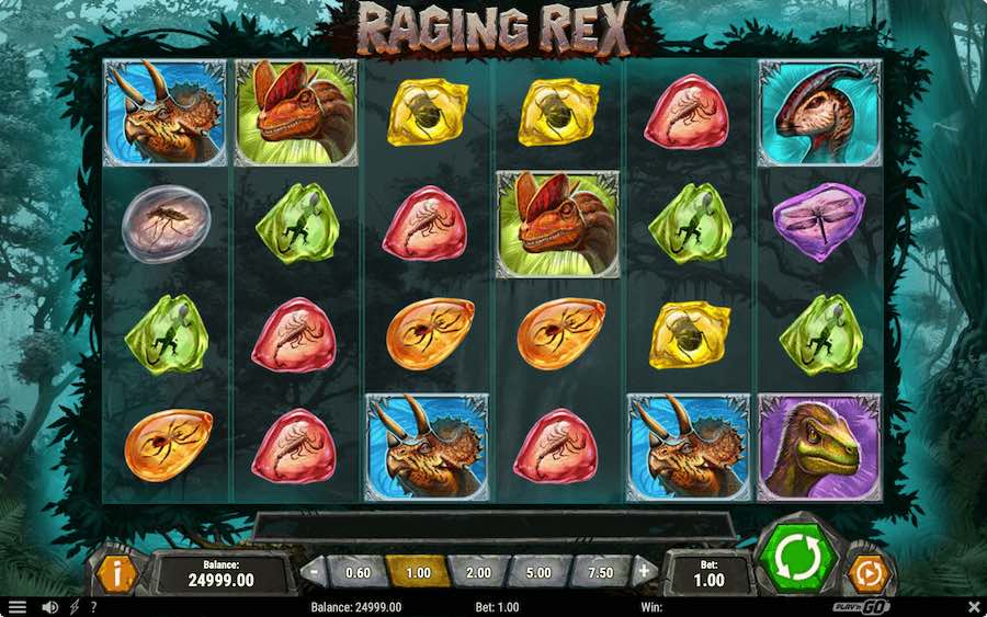 Play With 6 Reels, 4,096 Paylines, And Win Up To 5,000x Your Bet In Play'n Go's Raging Rex Online Slot