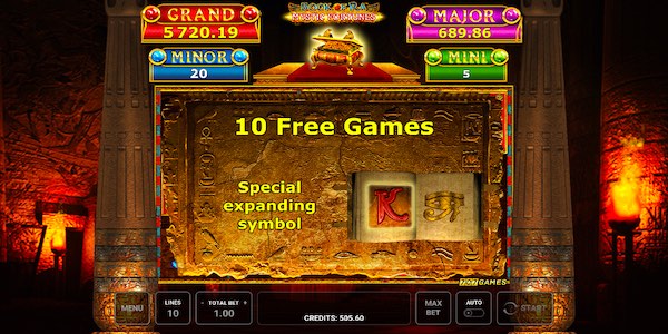 10 Free Spins Will Be Awarded And An Expanding Symbol For The Bonus On Book Of Ra Mystic Fortunes