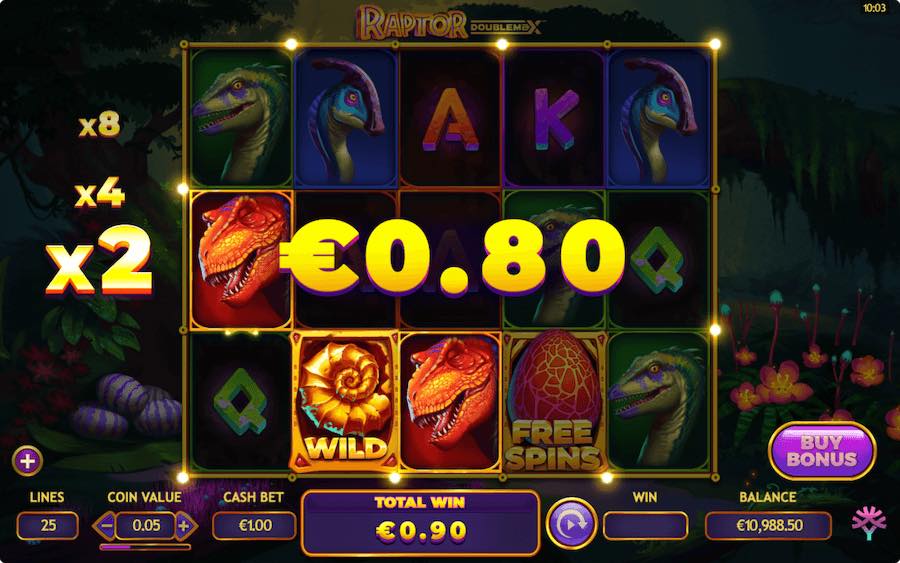 Play With 5 Reels, 25 Paylines, And Win Up To 20,000x Your Bet In Yggdrasil Gaming's Raptor Doublemax Slot