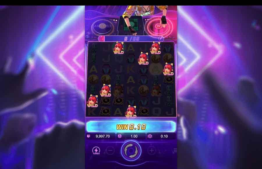 Rave Party Fever Slot Bonus Feature