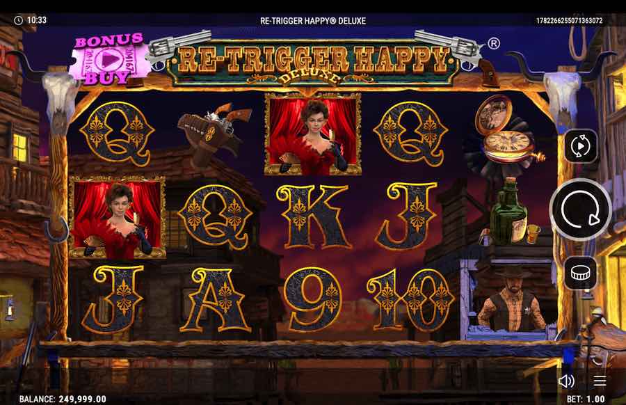 Win Up To 5,000x You Bet In Re-trigger Happy Deluxe Online Slot From Provider Realistic Games