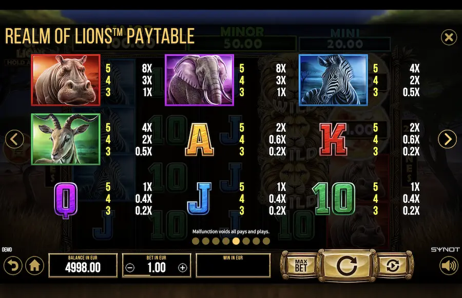 Realm of Lions Slot