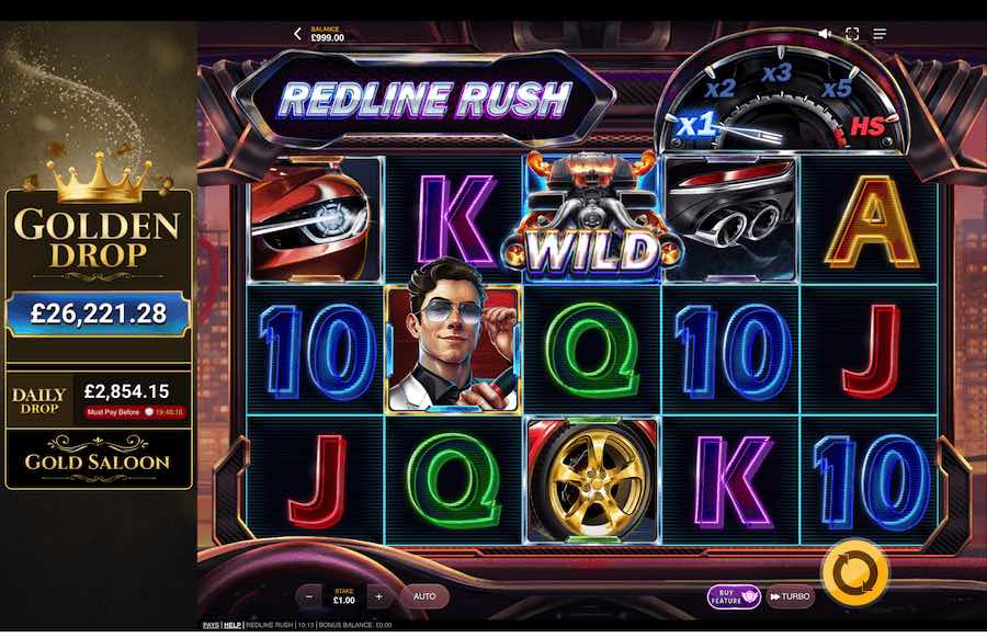 Redline Rush Slot Base Game