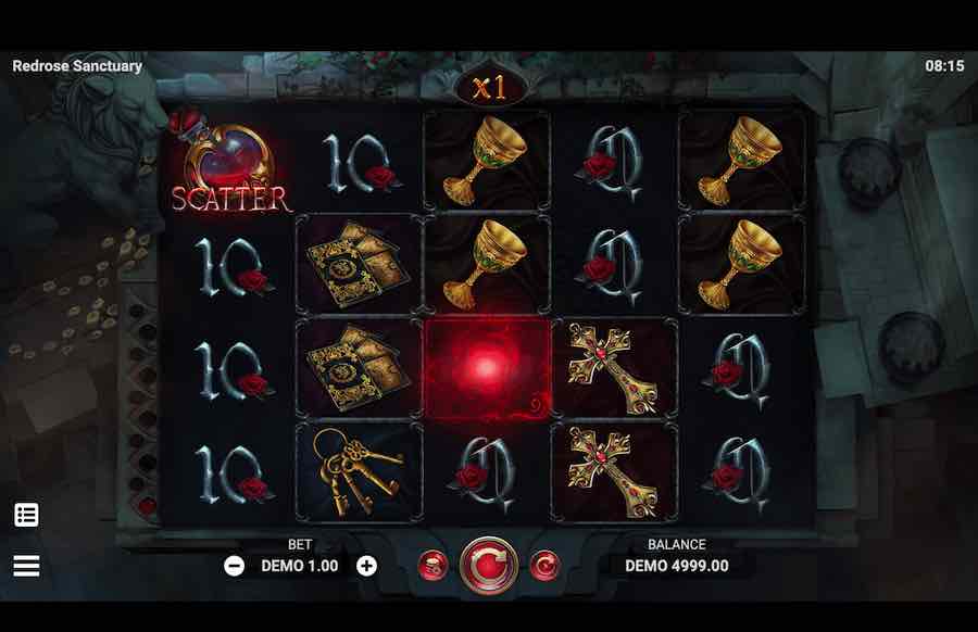 Redrose Sanctuary Slot Base Game 