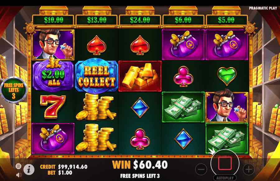 Reel Banks Slot Free Spins Feature