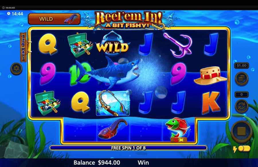 Reel Em' In A Bit Fishy Slot Free Spins Feature