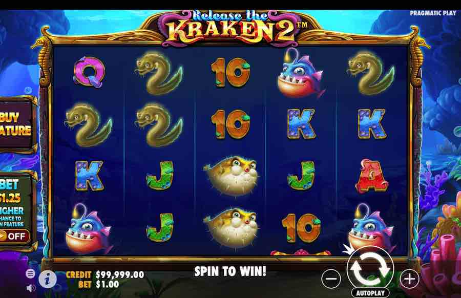 Win Up To 5,000x Your Bet In The Release The Kraken 2 Online Slot