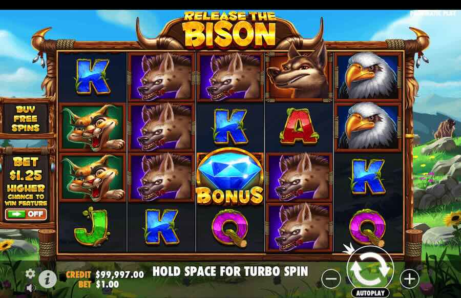 Release The Bison Slot Base Game