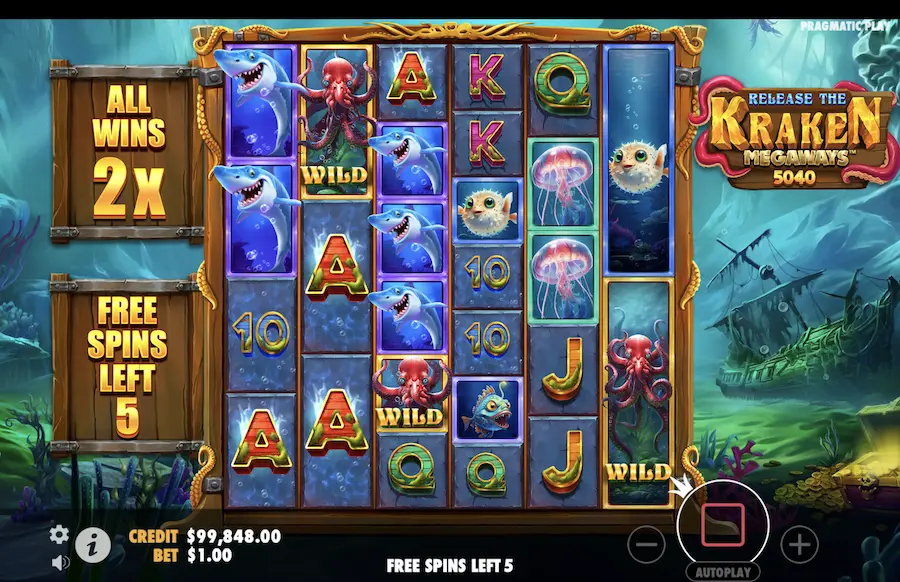 Release the Kraken Megaways Slot