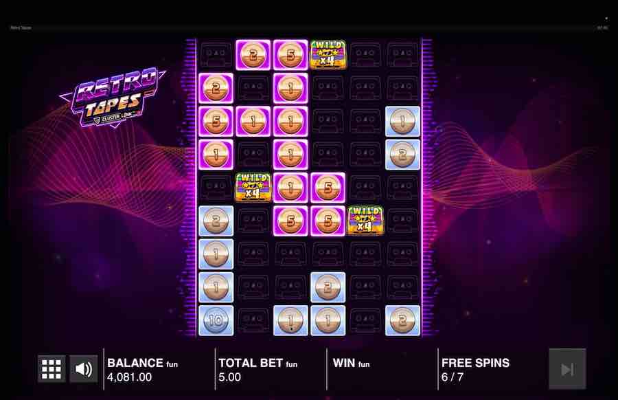 Retro Tapes Slot Free Spins Feature