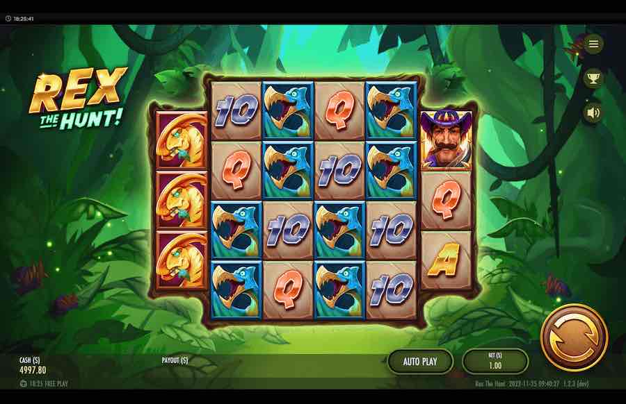 Rex The Hunt Slot Base Game