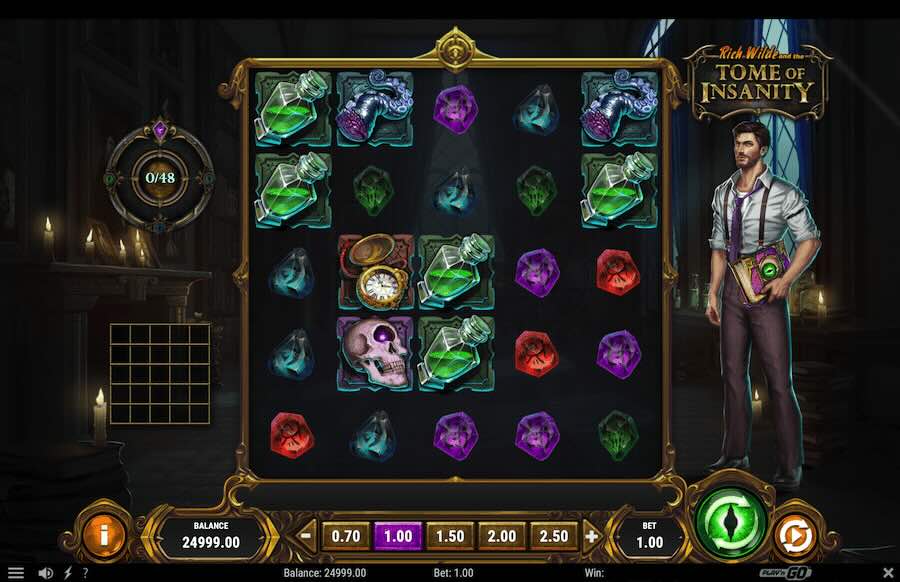 Rich Wilde & The Tome Of Insanity Slot Base Game