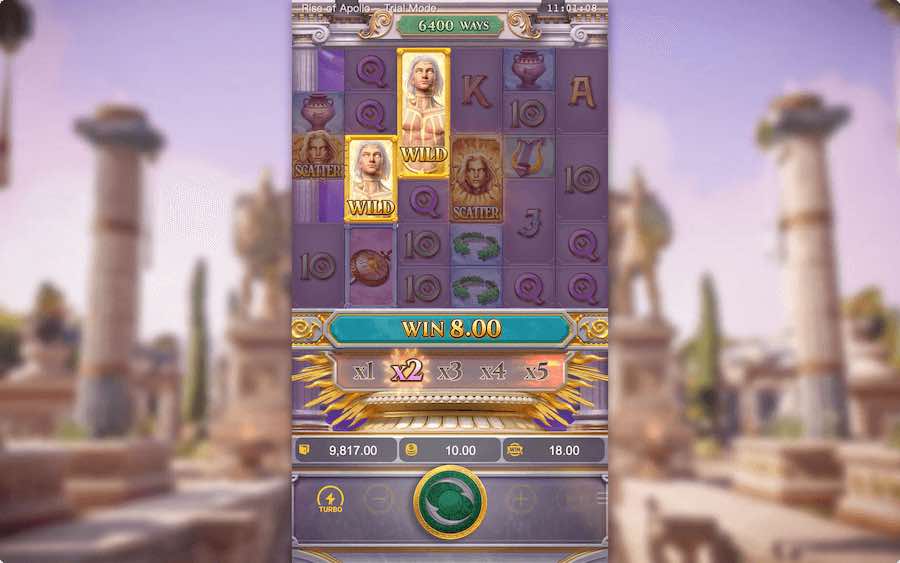 Play With Cascading Reels In The Base Game And Free Spin Feature In Rise Of Apollo Slot