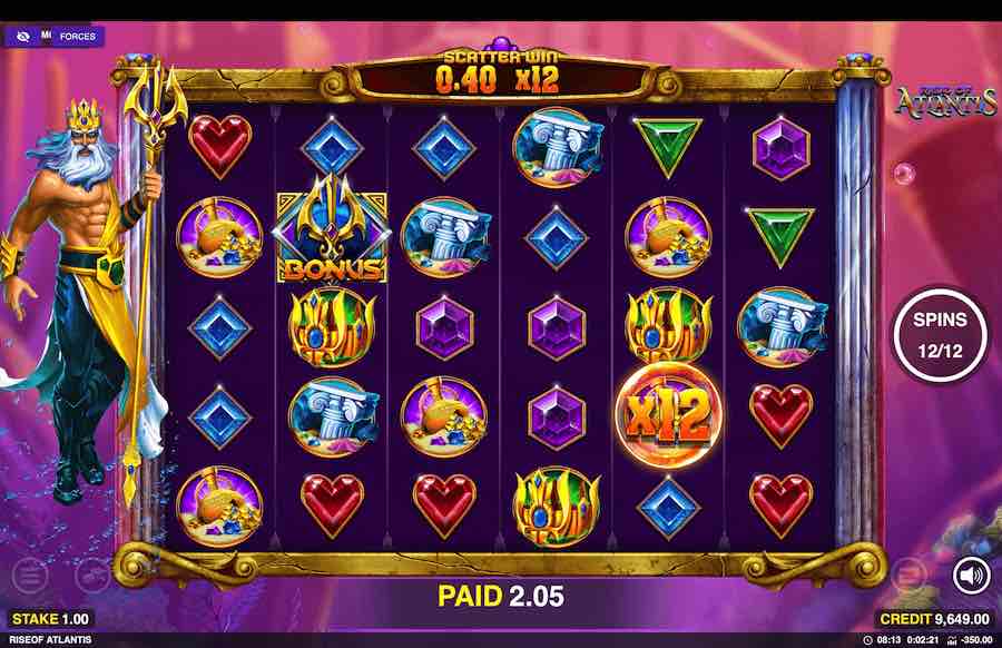 Rise Of Atlantis Slot Free Spins Feature