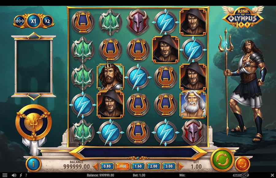 Play With The Cluster Pays Engine On Rise Of Olympus 100 Online Slot From Play'n Go