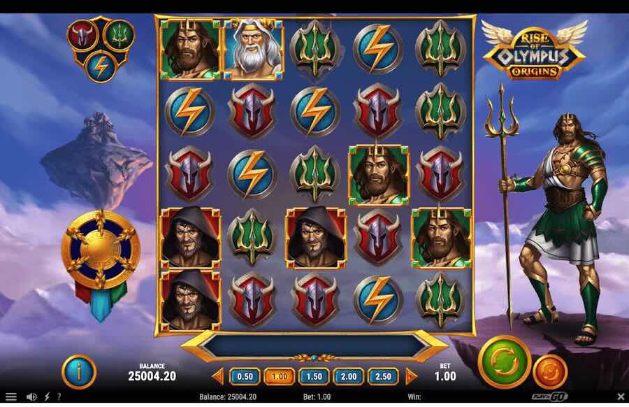 Rise Of Olympus Origins Slot Base Game