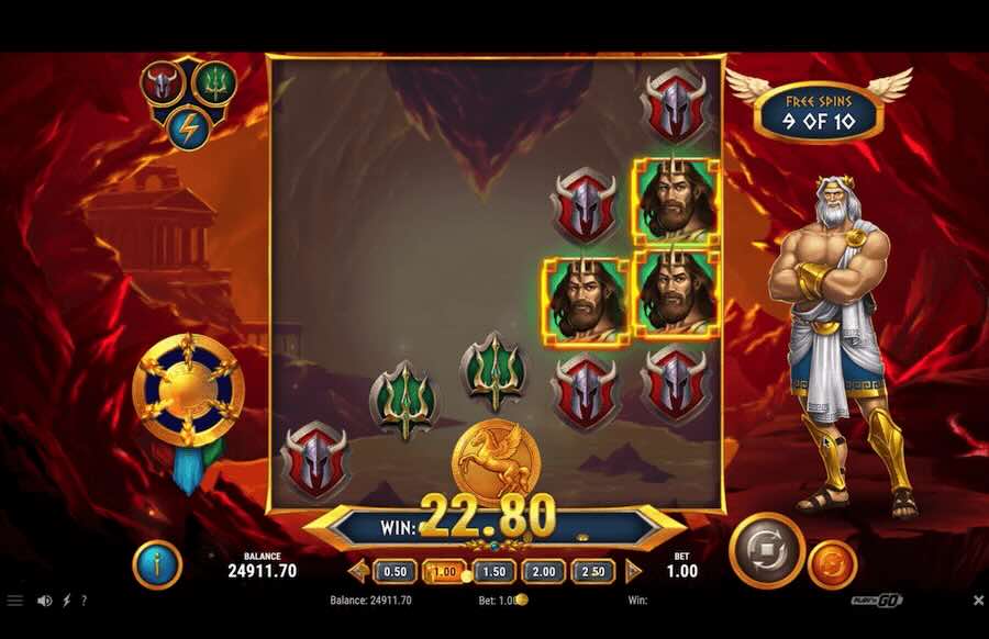 Rise Of Olympus Origins Slot Free Spins Feature