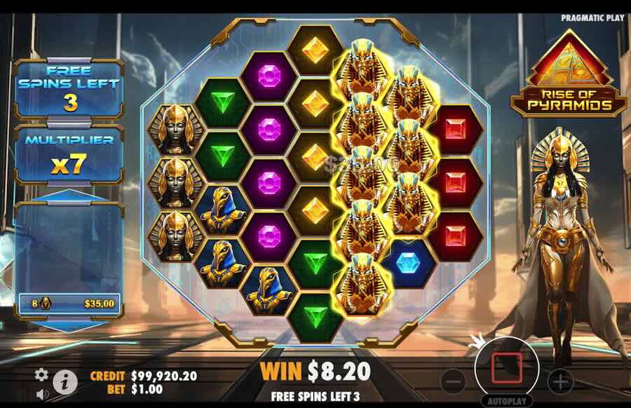 Rise Of Pyramids Slot Free Spins Feature