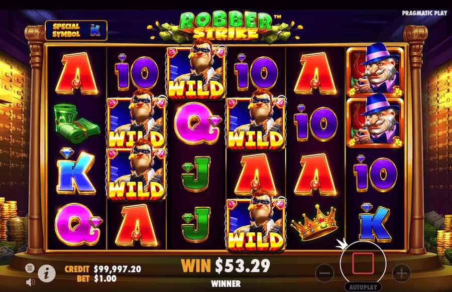 Robber Strike Slot Free Spins Feature