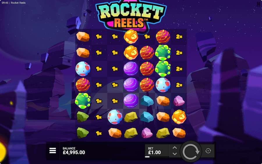 Rocket Reels Slot Base Game