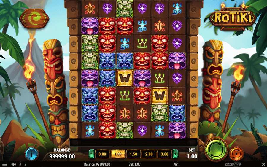 Win Up To 1,000x Your Bet And Play With The Cluster Pays Mechanic In The Rotiki Online Slot From Game Provider Play'n Go